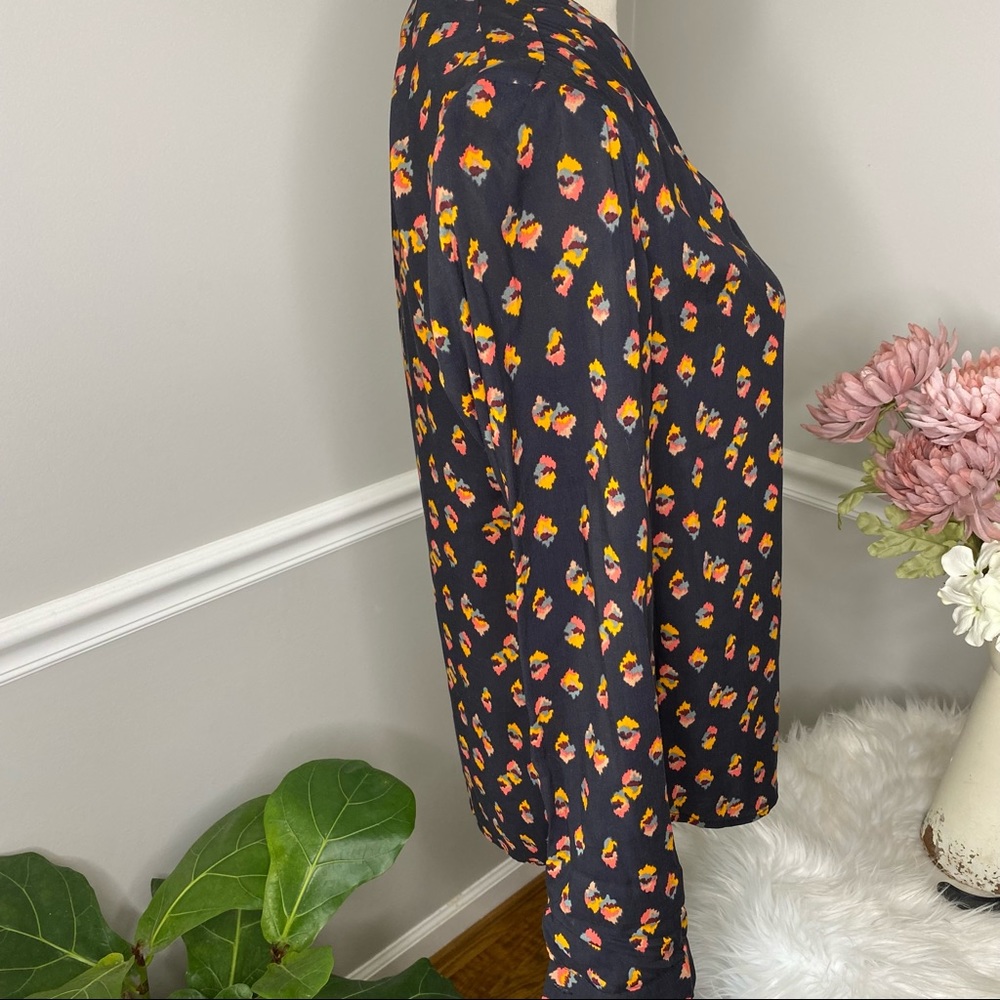 Anthropologie See U Soon Floral Long Sleeve Blouse - Picture 4 of 7